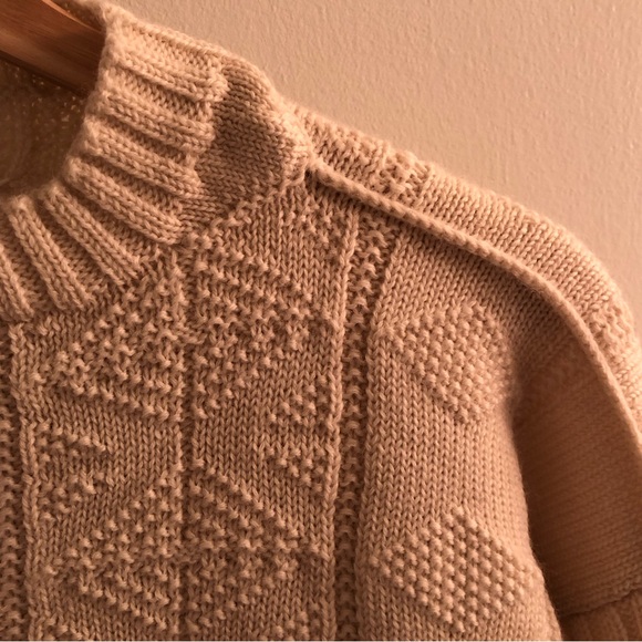 Maison Margiela Off-white Cable-knit Sweater (size L) - Picture 5 of 10